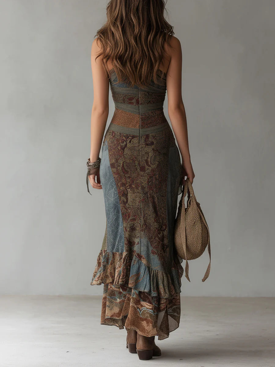 Juliette | Robe longue avec une fente haute