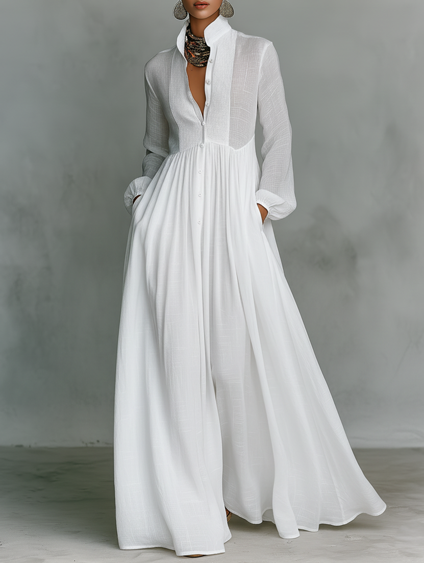 Anaïs - Maxi minimaliste avec patchwork