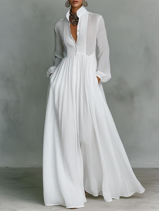 Anaïs - Maxi minimaliste avec patchwork