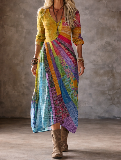 Louise | Robe bohème au design estival