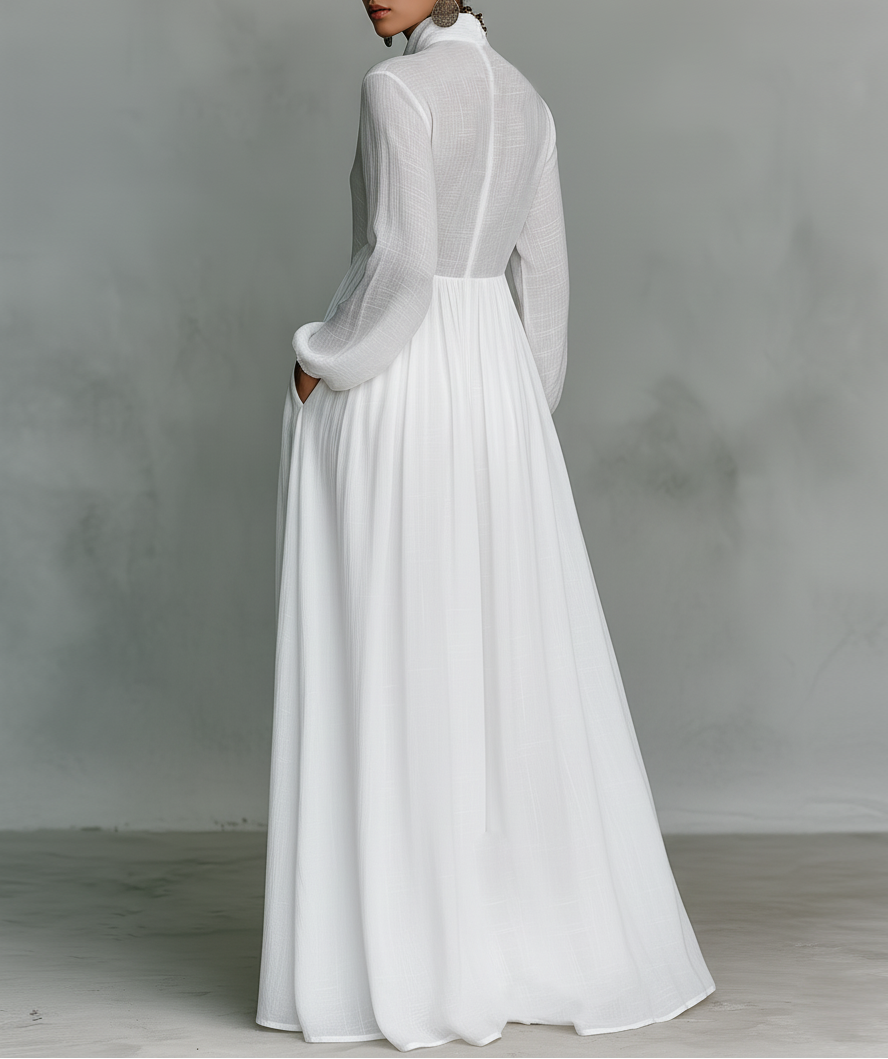 Anaïs - Maxi minimaliste avec patchwork