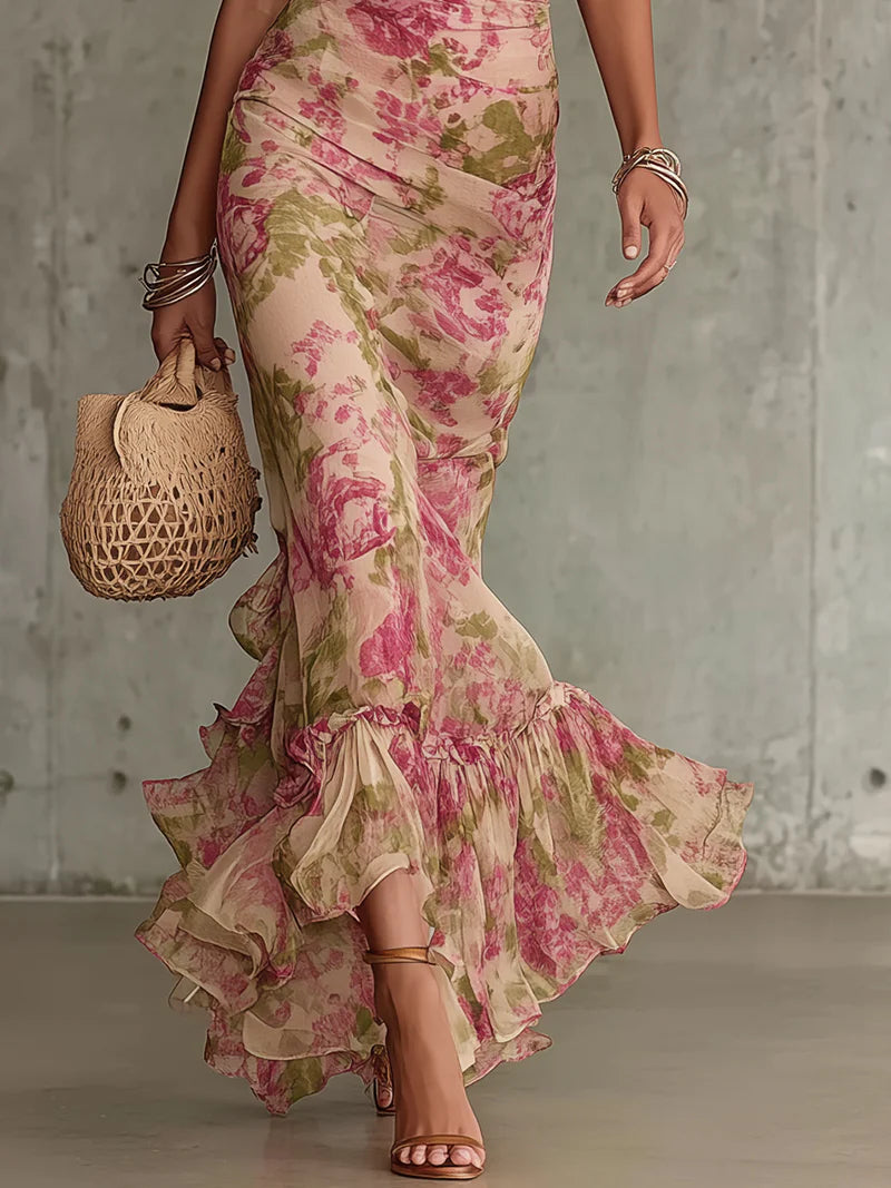 Fiora | Robe longue vintage