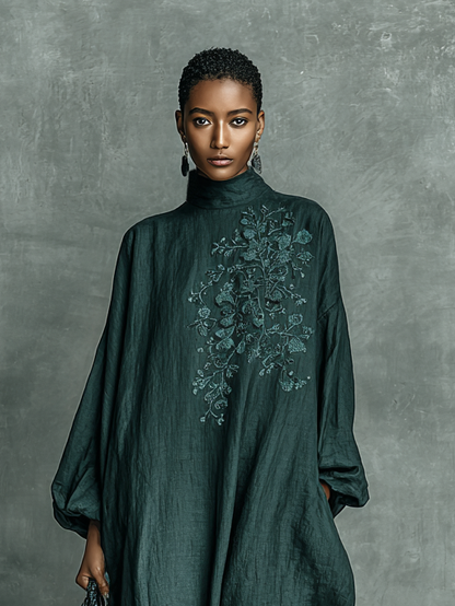 Marie | Robe maxi ample manches longues
